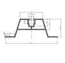 Trapezschiene H=40mm L:6400mm ohne EPDM