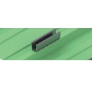 Trapezschiene Nutenstein für M8 L:400mm mit EPDM