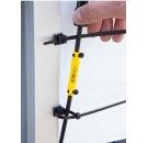 Kabelbinder Schwarz 200*4.8mm am Rahmen befestigt
