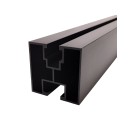 Aluminiumprofil 40*40 Sechskantschraube L:3300mm Schwarz