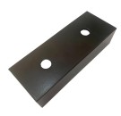 Tragschienenverbinder L:100mm schwarz