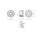 Flanschmutter M10 A2